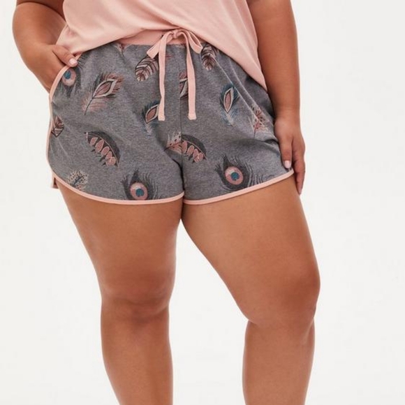 Torrid Cotton Jersey Drawstring Sleep Short - Picture 1 of 6